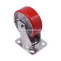 Swivel 5 Inch Red Wheel Caster